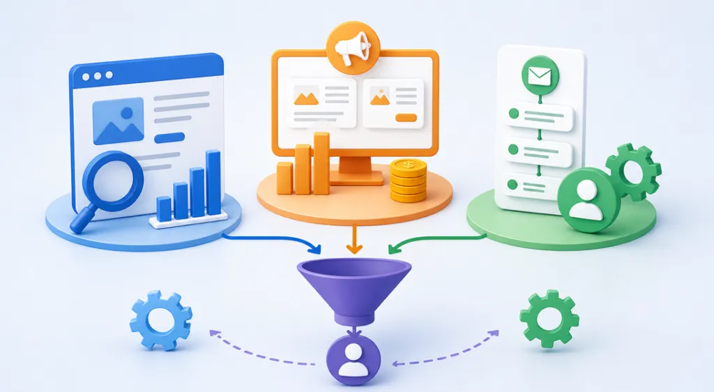 Cómo alinear SEO, Ads y automatización en una misma estrategia digital